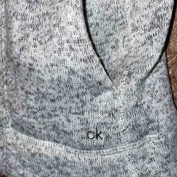NWOT CALVIN KLEIN Gray Full-Zip Jacket.  Size XS - Picture 3 of 5